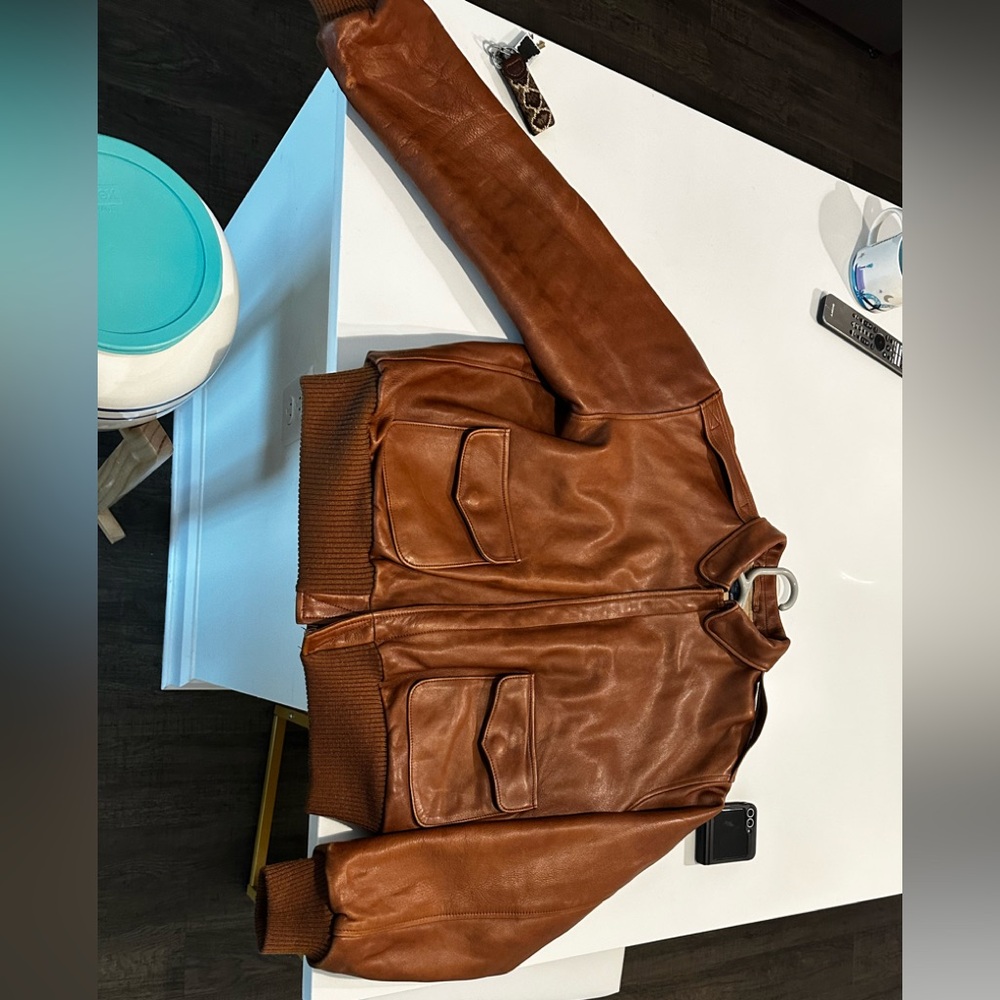 Like New Condition - Supple Leather Bomber